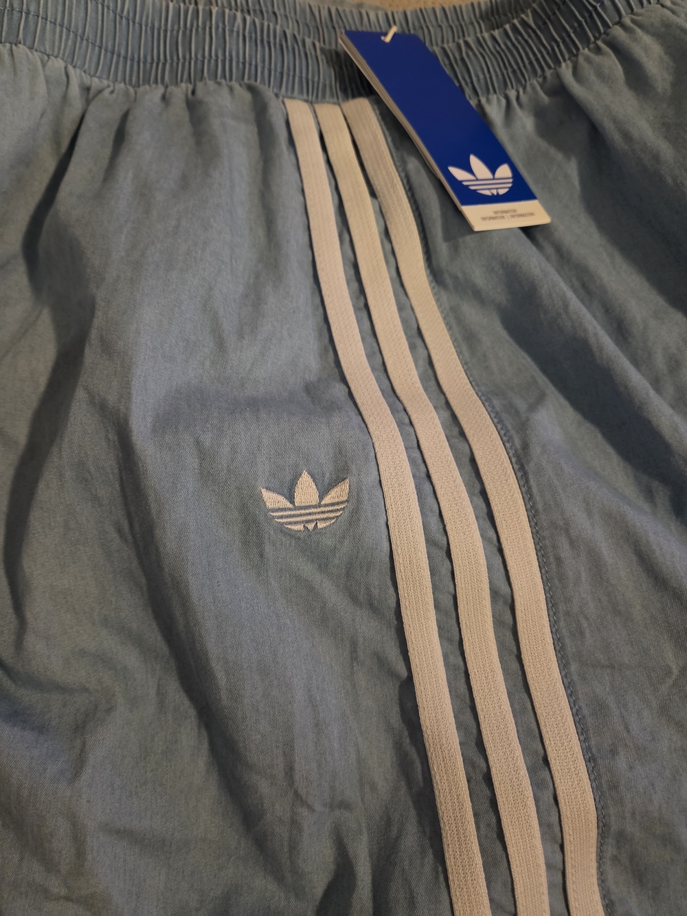 Adidas Wmns Summer Glow Denim Skirt Light Denim Ky8113 - Picture 9 of 13